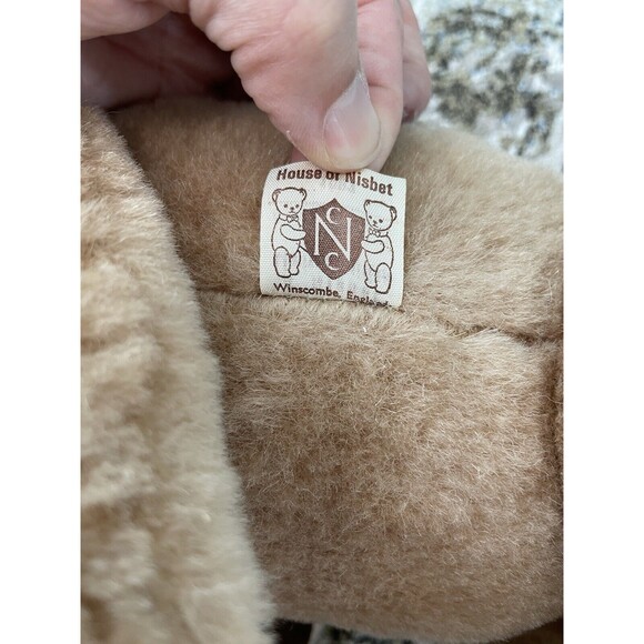 1983 Vintage House Of Nisbet Teddy Bear Jointed England Numbered 596/2500 - Picture 6 of 8